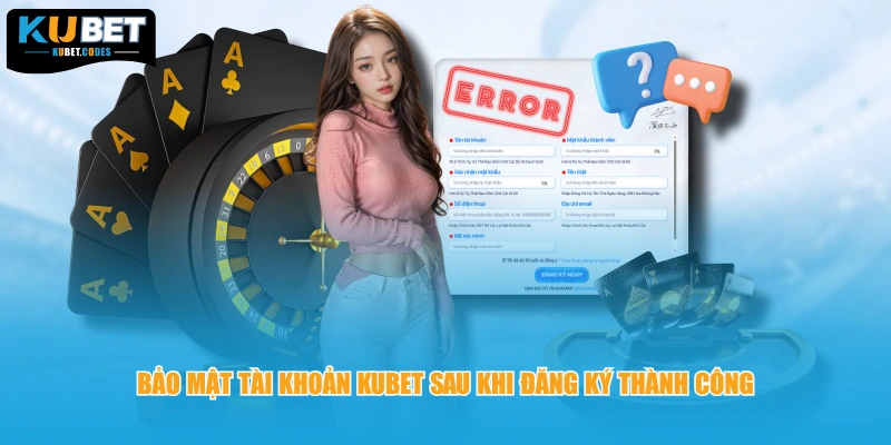 Bảo mật tài khoản Kubet sau khi đăng ký thành công