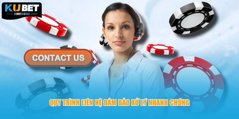 Quy trình liên hệ đảm bảo xử lý nhanh chóng