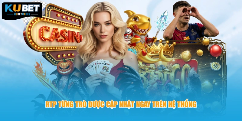 RTP từng trò được cập nhật ngay trên hệ thống